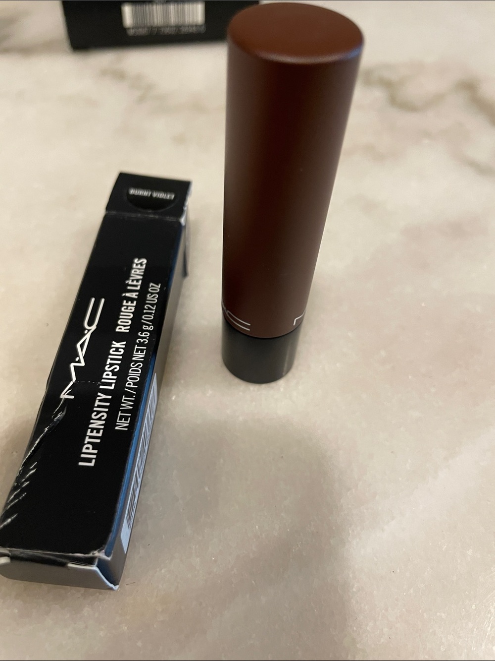 MAC Liptensity Lipstick - Brown-Maroon Tube - Picture 2 of 5